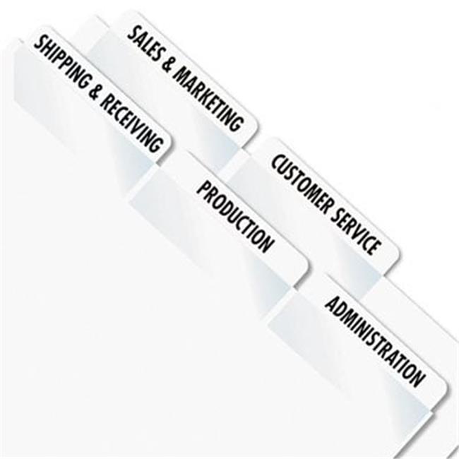 Redi tag 39170 printable laser index tabs 2w x 7 8h white 300 pack