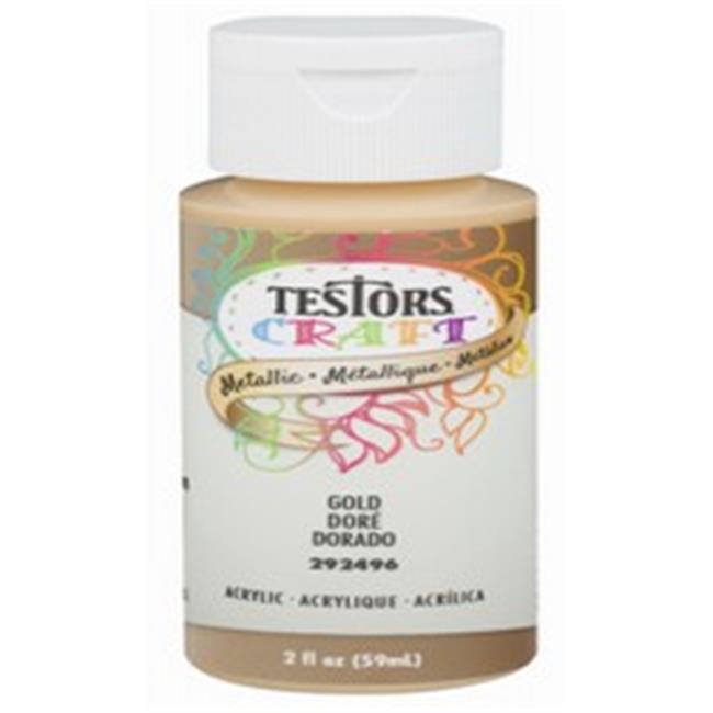 Testor 223548 2 oz Gold Metallic Acrylic Craft Paint Michaels