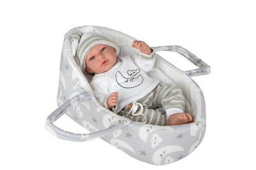 Meet Our Newest Addition: The 15 Inch Baby Doll with Matching Bassinet - The Perfect Snuggly Companion for Your Little Ones