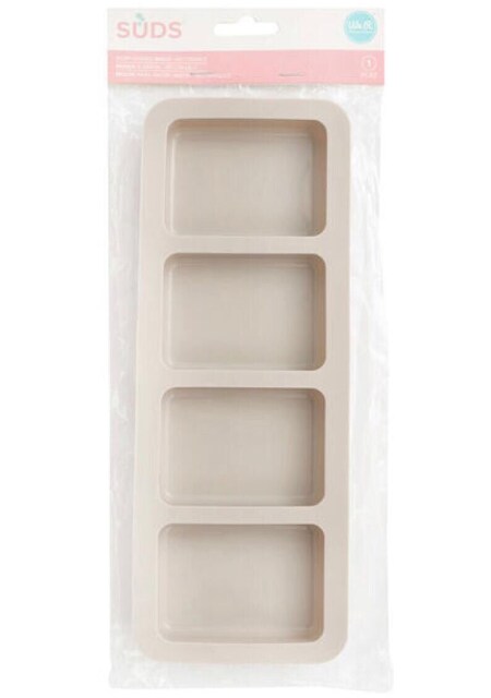 We R Memory Keepers SUDS SOAP Mold, Rectangle, 4 Cavity 60000133