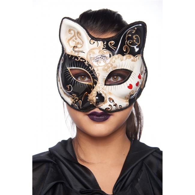 Kayso PM031BK Black & Ivory Cat Mask | Michaels