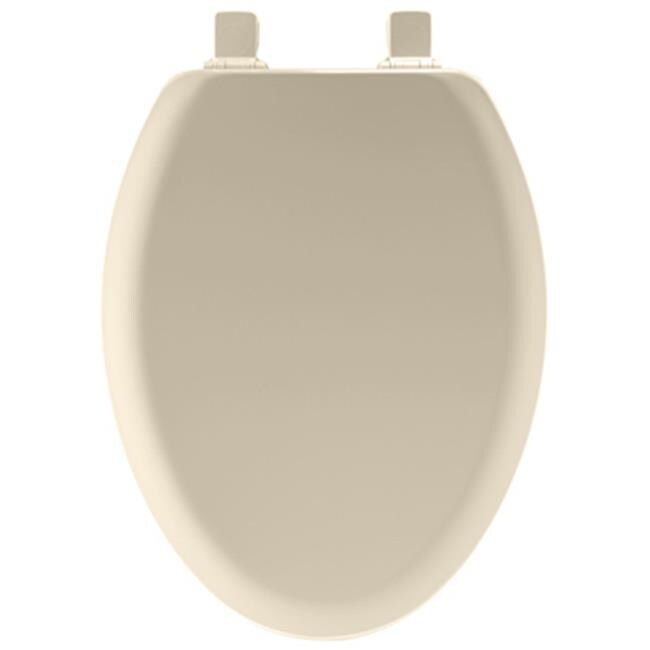 Elongate Wound Toilet Seat, Bone Michaels