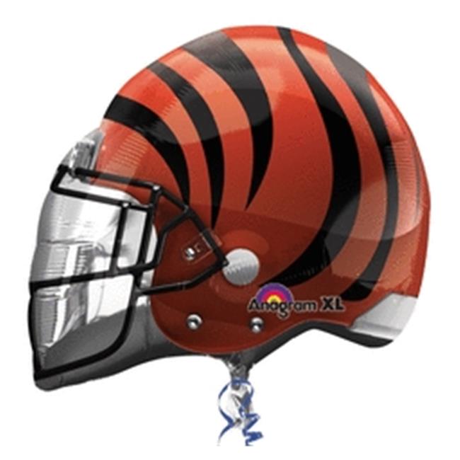 Anagram 58755 21 in. Cincinnati Bengals Helmet Foil Balloon