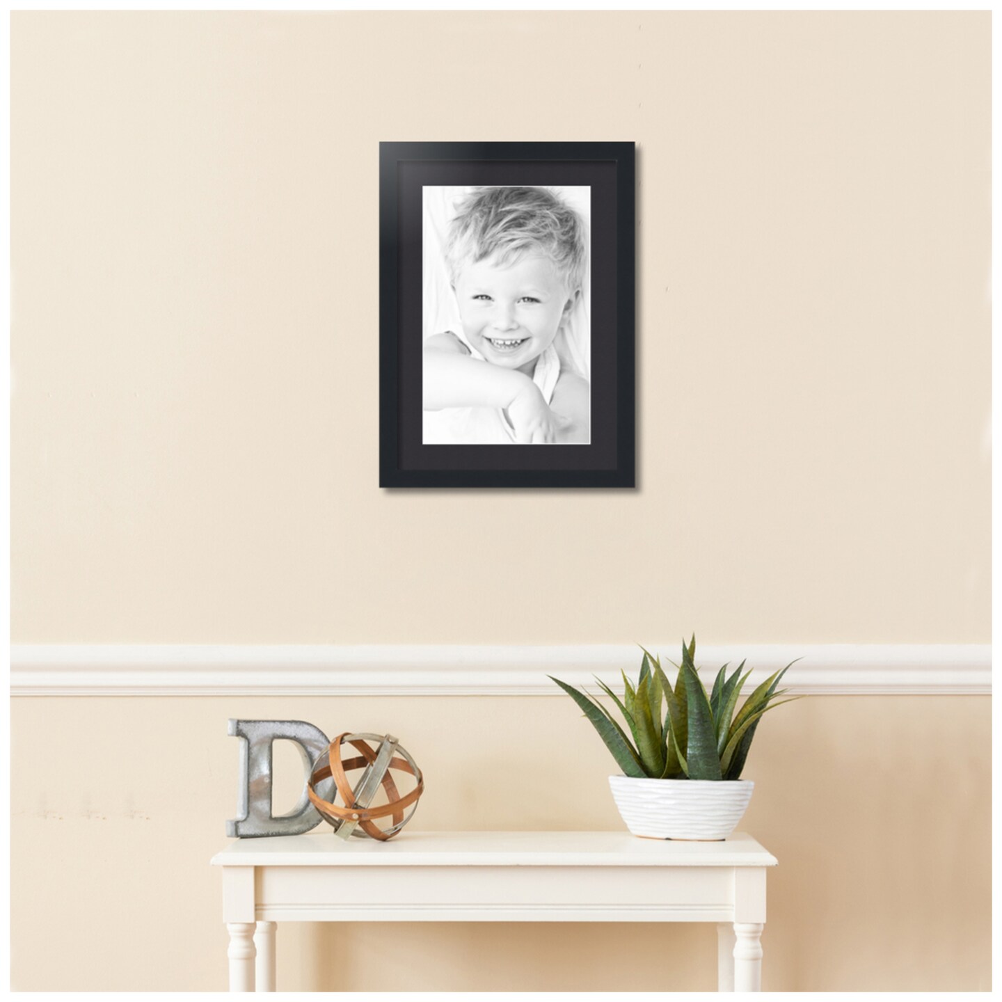 ArtToFrames 15x21&#x22; Matted Picture Frame with 11x17&#x22; Single Mat Photo Opening Framed in 1.25&#x22; Black and 2&#x22; Mat (FWM-3926-15x21)