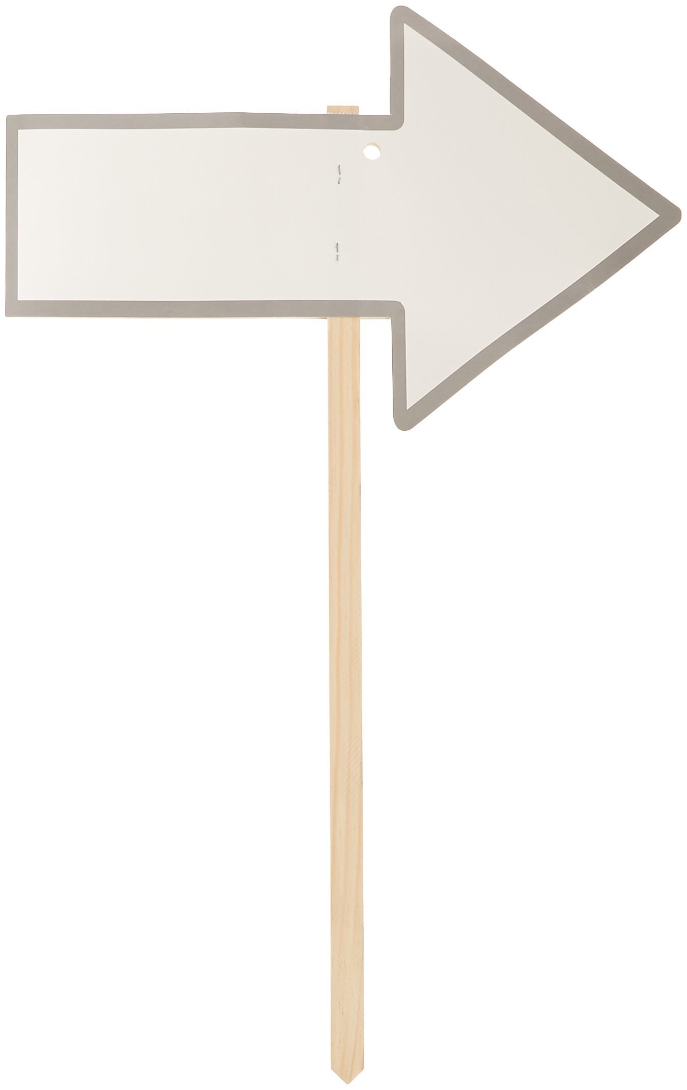 Customizable Arrow Yard Signs - Pack of 6 for Traffic and Directions