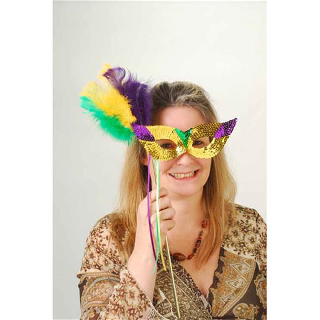 Mardi Gras Mask with Stick | Michaels