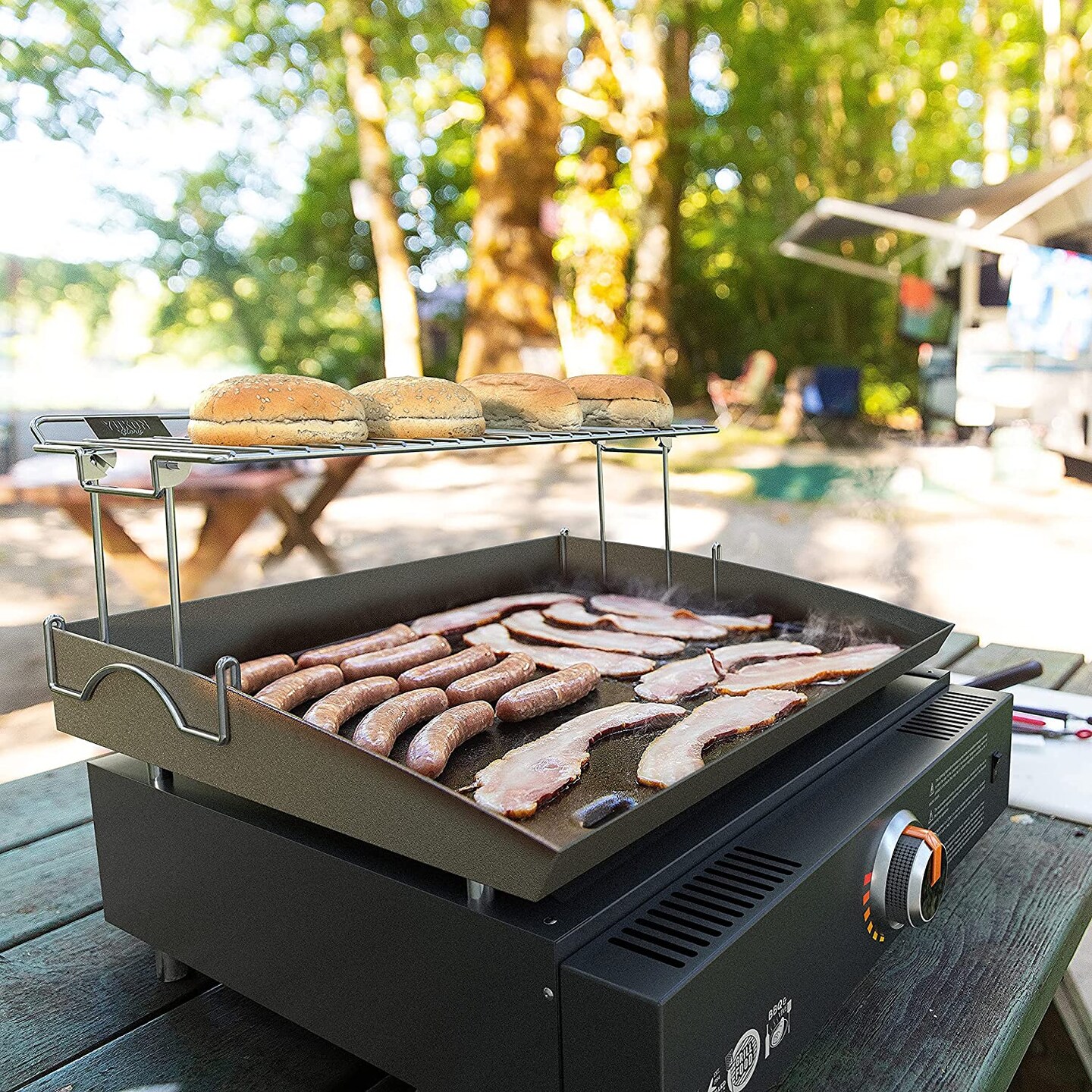 Yukon Glory Griddle Warming Rack: 17&#x22;