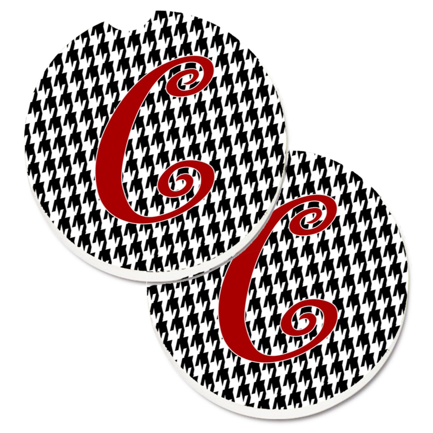  Caroline's Treasures Monogram-Initial C Houndstooth