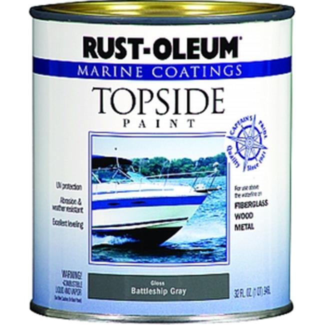 RustOleum Corp 207006 1 Quart Gloss Black Topside Marine Paint Michaels