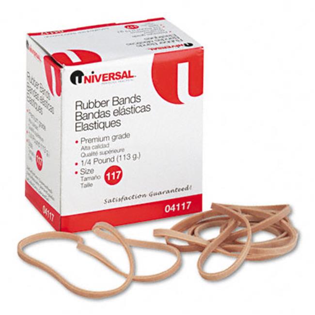Universal 04117 Rubber Bands Size 117 7 x 1/8 53 Bands/1/4lb Pack