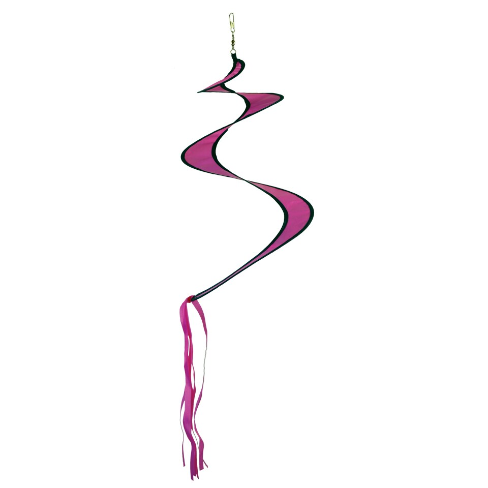 In the Breeze 5074 Pink Twister Tail - Outdoor Spinning Decoration and Accessory