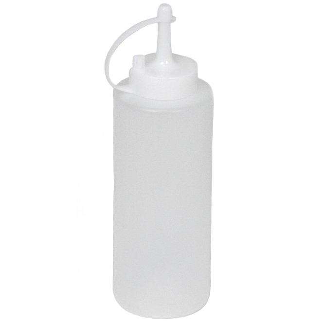 Chef Craft 12oz Squeeze Bottle with Cap Lid - Great for Ketchup