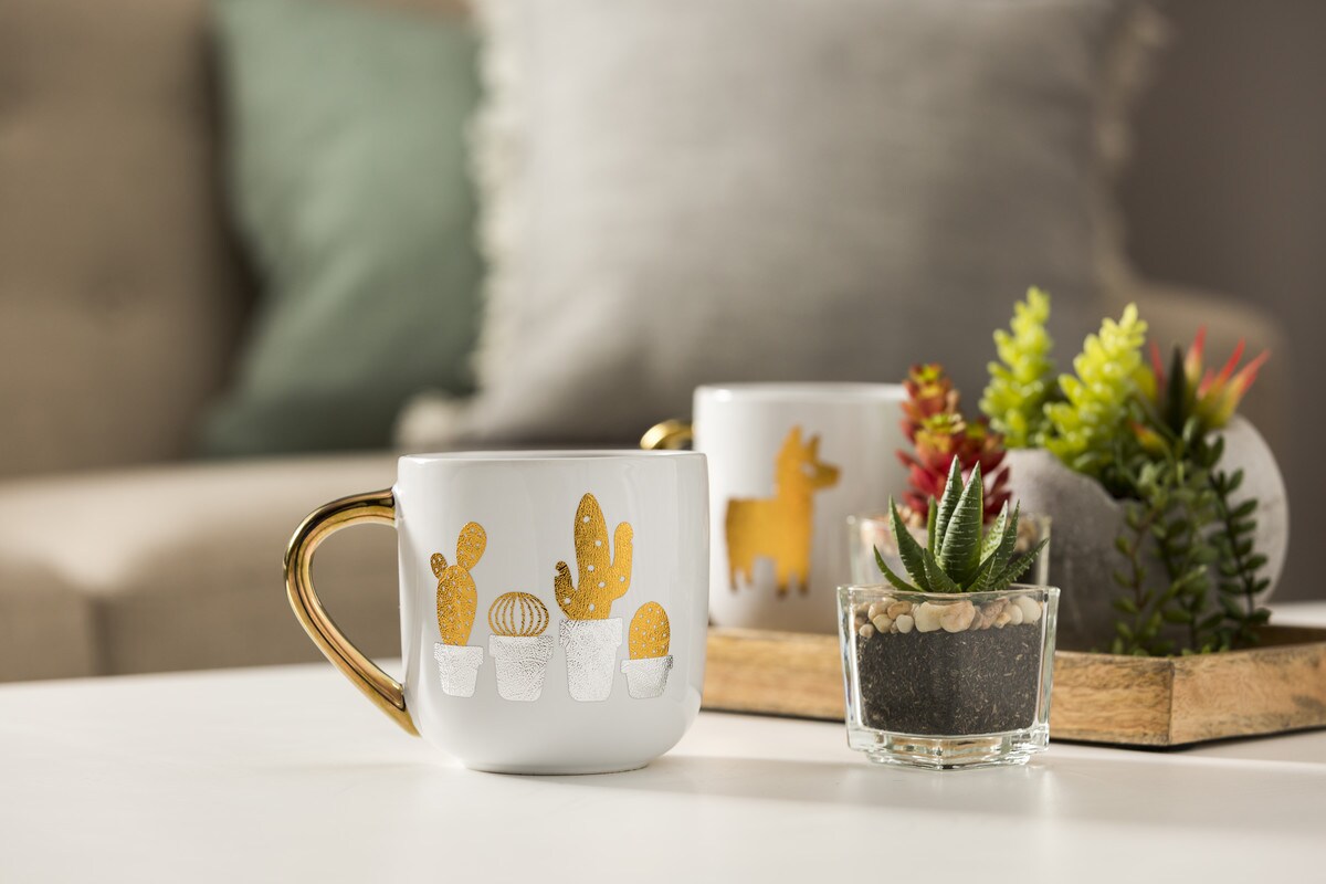 Cricut Permanent Premium Vinyl Bundle, 12x48 Black, White, Gold & Silver