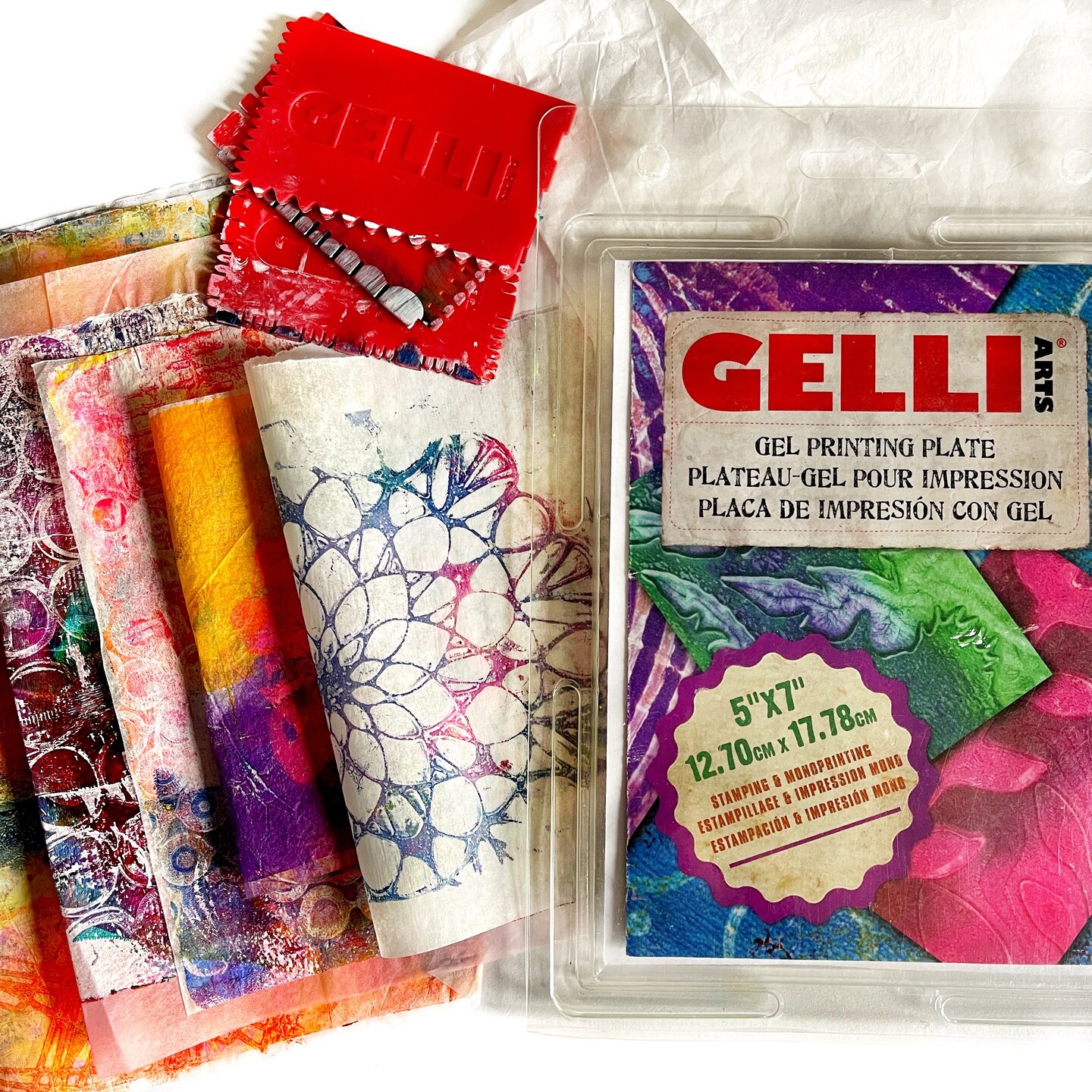 Printing on Tissue and Parchment Paper with Gelli Arts®, Classes