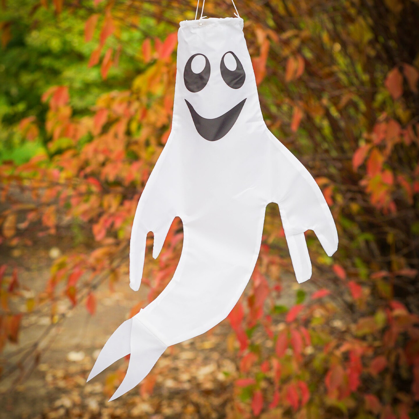 In the Breeze Small 18 inch Ghost Windsock Halloween Hanging Decoration