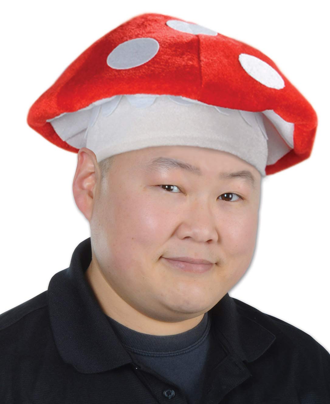 Plush Mushroom Hat (Pack of 12)