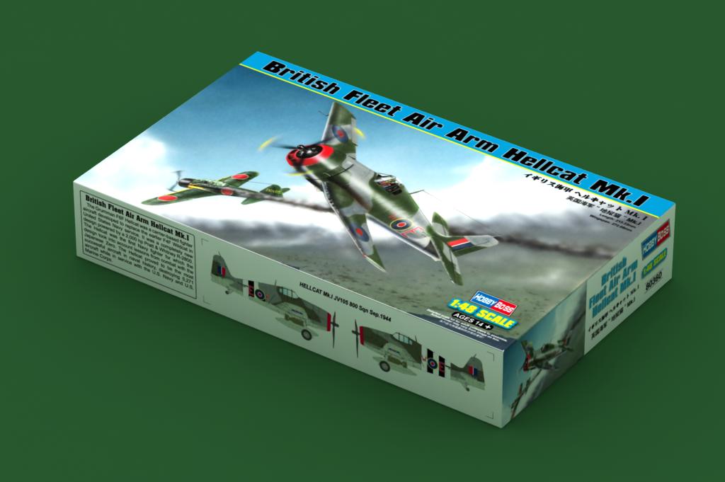 HobbyBoss  1/48 BRITISH FLEET AIR   ARM HELLCAT MK. I Plastic Model