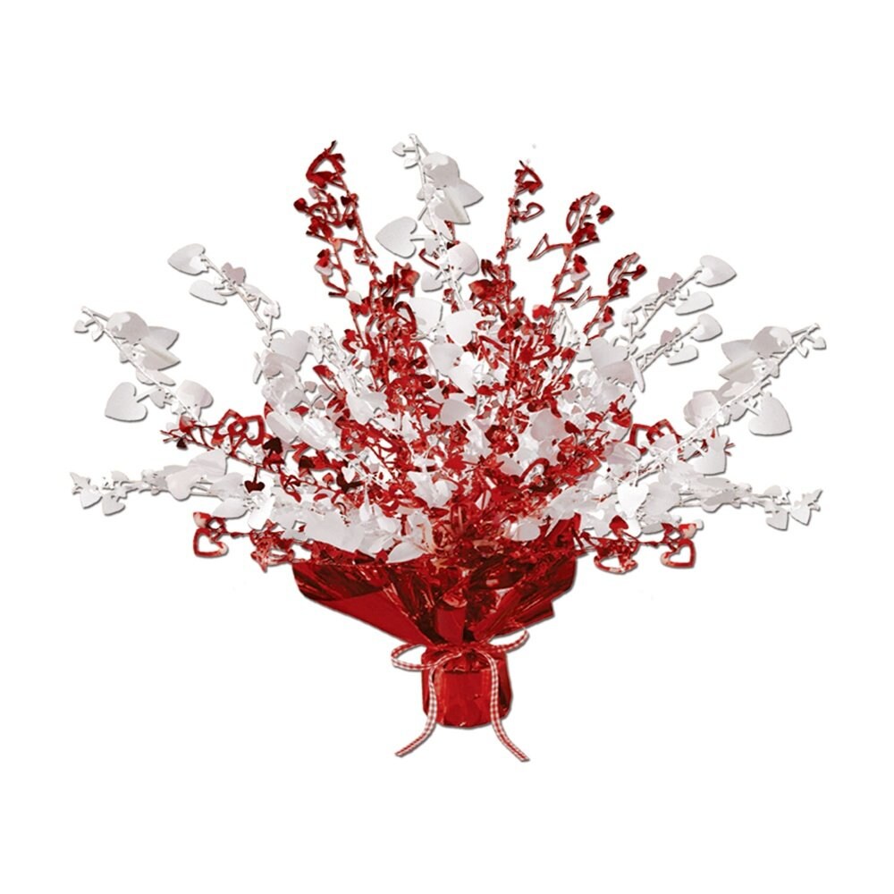&#x22;Vibrant Heart Gleam Centerpieces - Pack of 12 for Elegant Events&#x22;