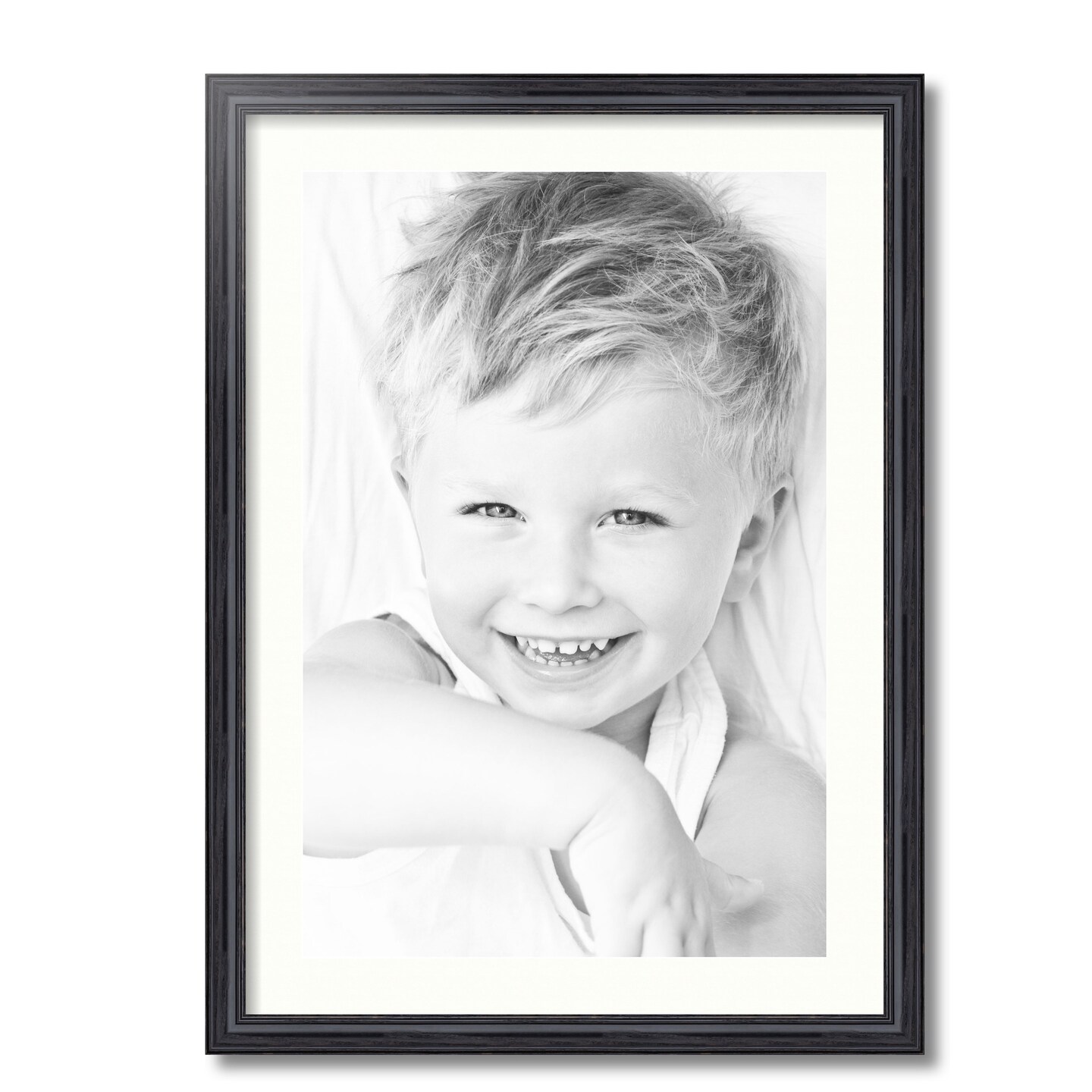 ArtToFrames 20x28&#x22; Matted Picture Frame with 16x24&#x22; Single Mat Photo Opening Framed in 1.25&#x22; Black and 2&#x22; Mat (FWM-4083-20x28)