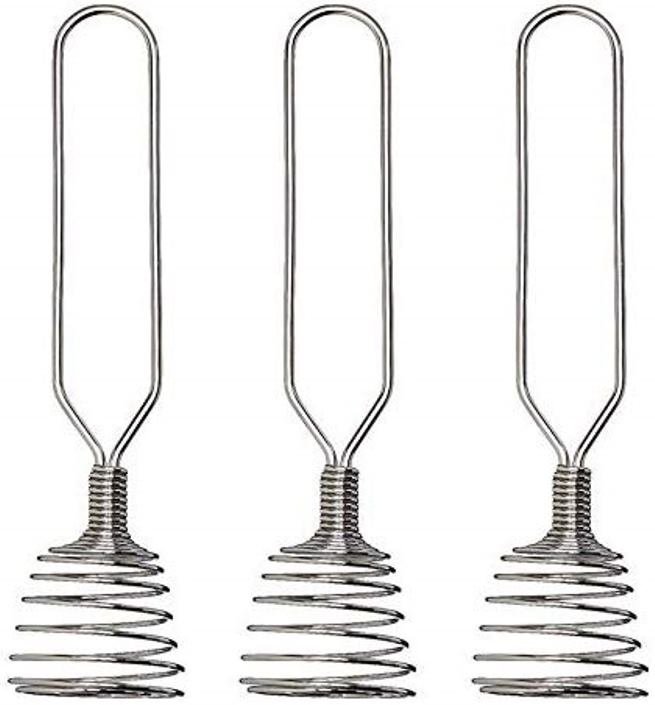 Norpro 7 French Spring Coil Whisk 3 PK - Wire Whip Cream Egg