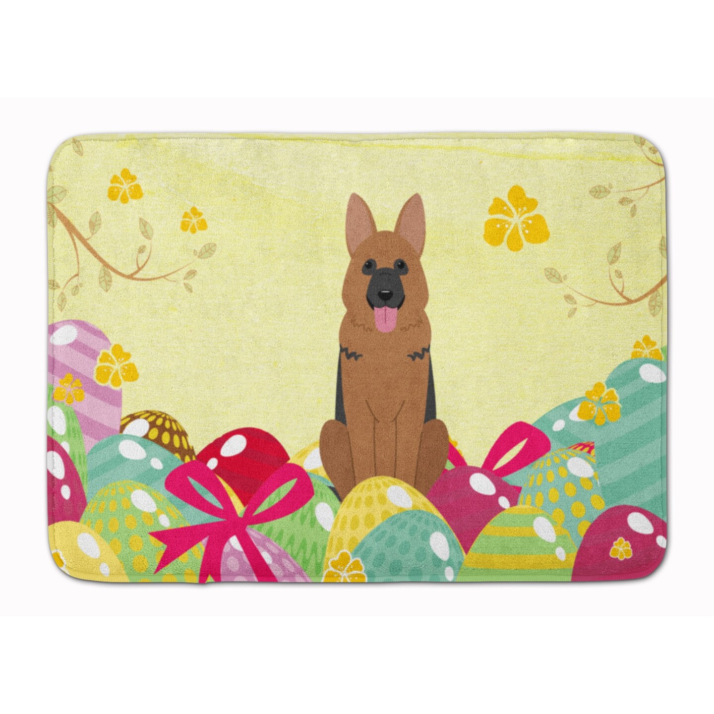 "Caroline's Treasures Easter Eggs German Shepherd Machine Washable