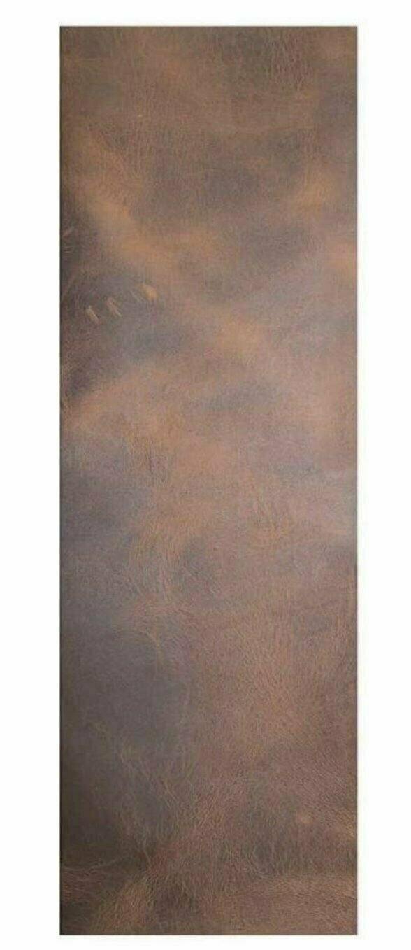 Full Grain Leather 4&#x22;x12&#x22; Set of 3 Tooling Crafts Cowhide 5/6oz (2.0mm) BROWN