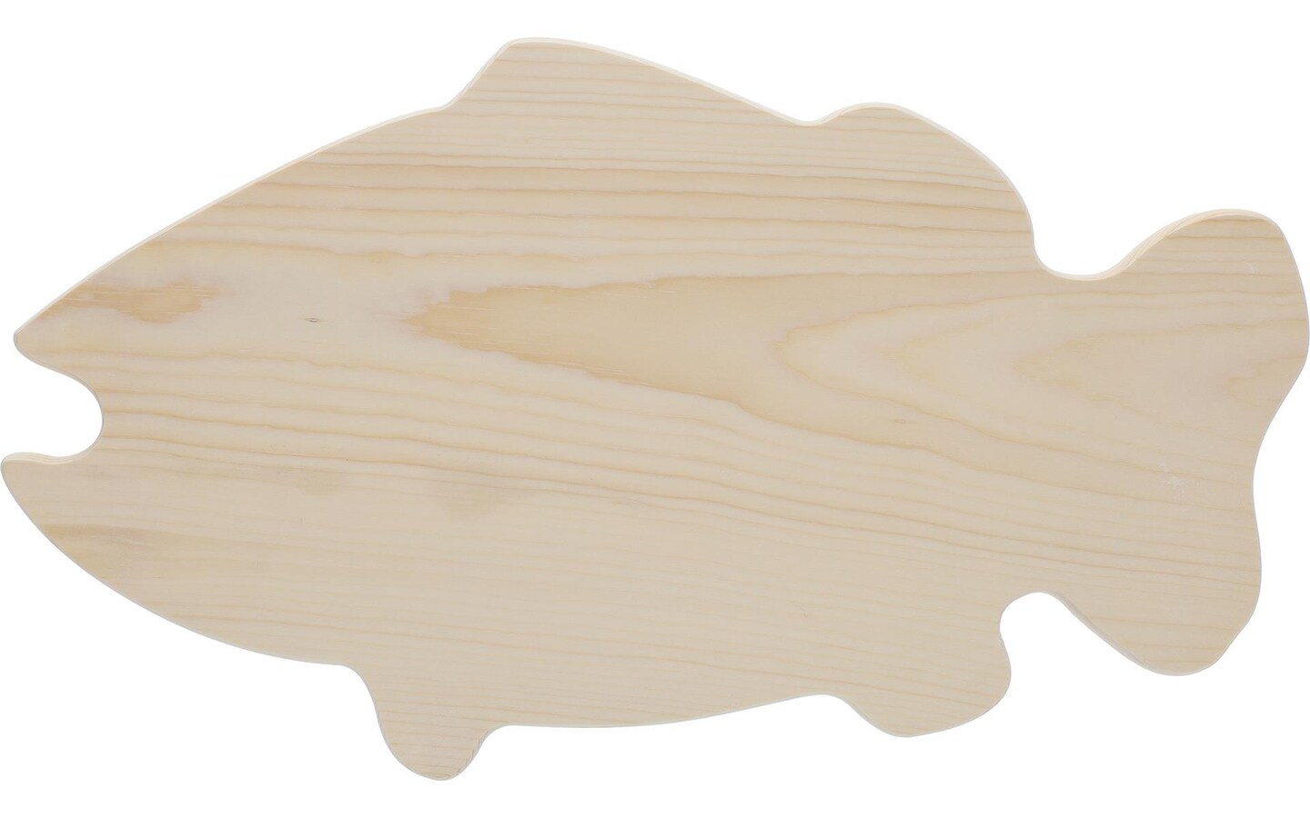 Good Wood by Leisure Arts - Fish Board Pine 14"x8"x0.75" Wood Panel, Wood Board, Wood Craft, Wood Blanks, Thin Wood Boards for Crafts, Wooden Board