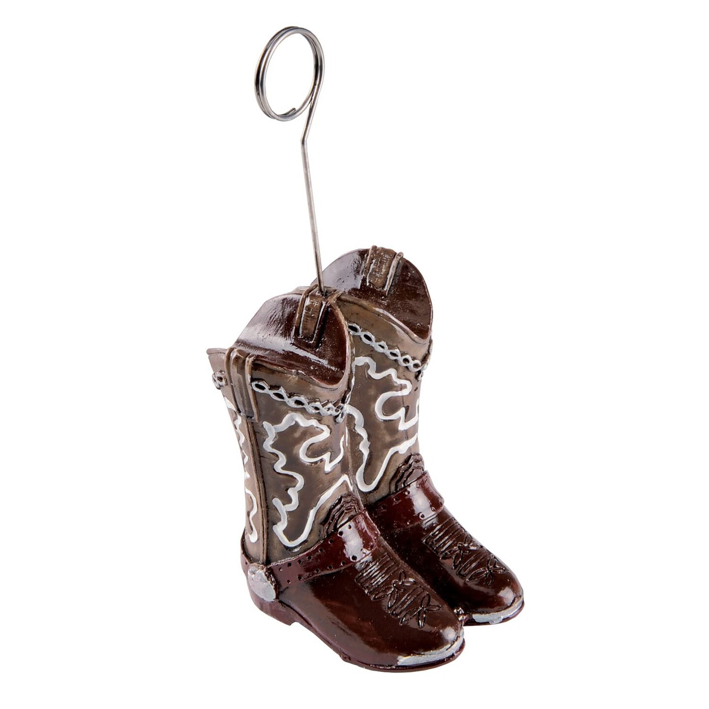 Cowboy Boots Photo/Balloon Holder (Pack of 6)