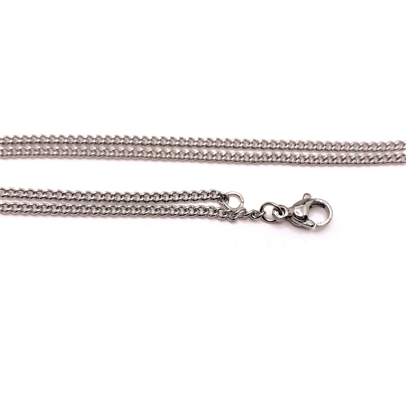 10 or 60: 19.7&#x22; Stainless Steel Pre-Made Necklace Chains