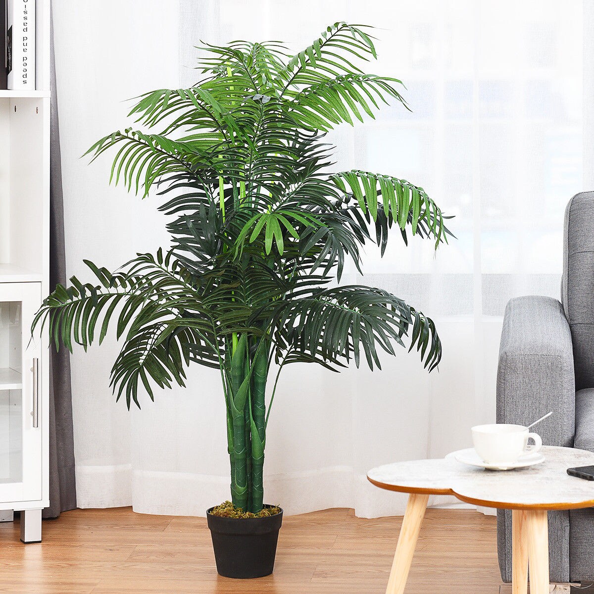 Costway 3.5&#x27;  4&#x27;  5&#x27;  5.5&#x27;  6&#x27; Artificial Tree Indoor-Outdoor Home Decor
