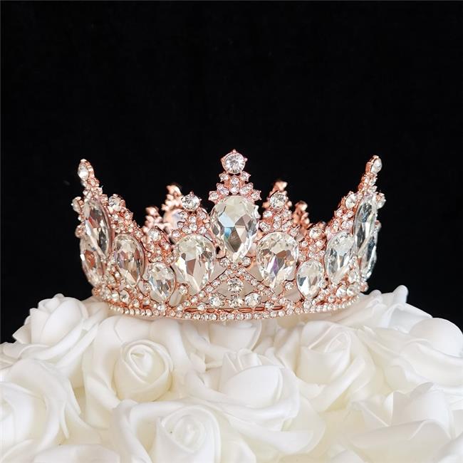 Tian Sweet 13 oz Rose Gold Queen Crown Cake Topper | Michaels