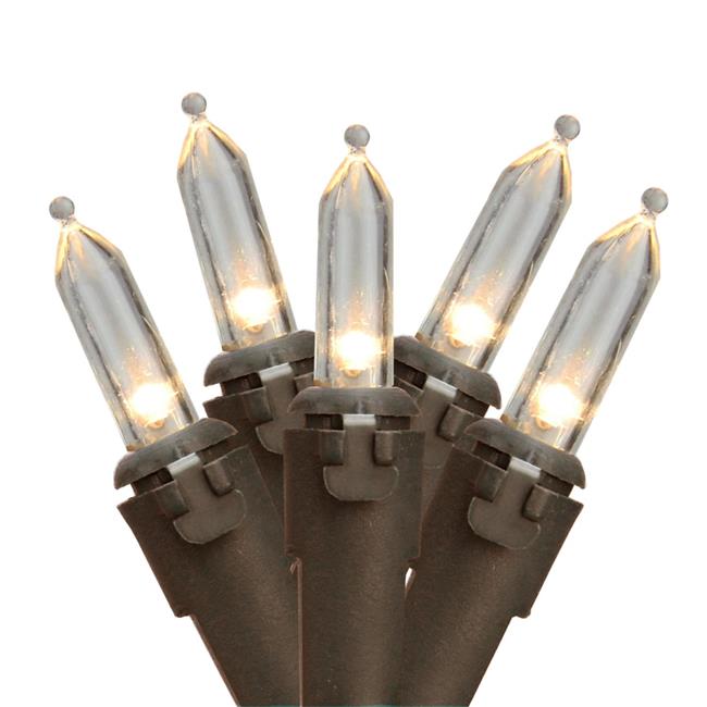 Northlight 32605809 4 in. Spacing Warm White LED Mini Christmas Lights ...