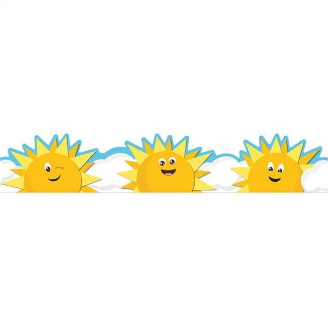 border with the sun clipart