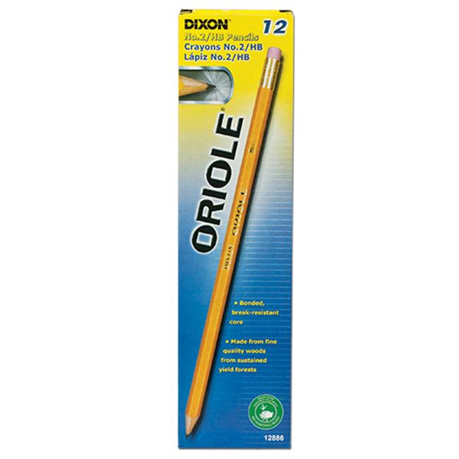 Dixon Ticonderoga Company Dixon Oriole Pencils Pre Sharpened Box Of 144