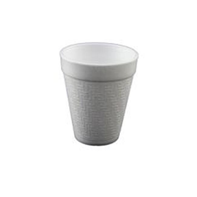 Dart 8 oz White Foam Cups - Case of 1000