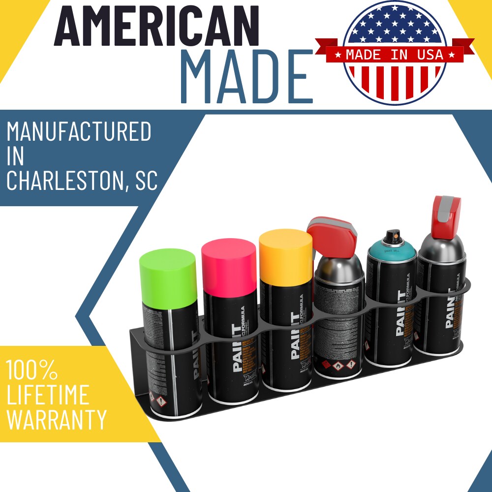 Aerosol Spray Can Holder | Craft Workspace Paint Bottle Organizer