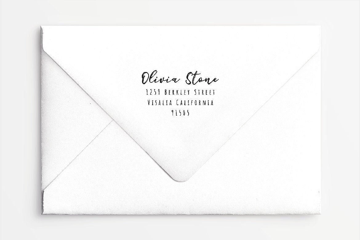 Address stamp no 23 return address michaels