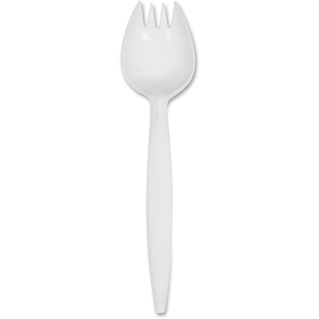 Medium-Weight Cutlery Spork - White