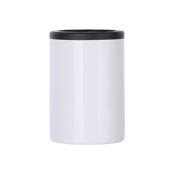 12oz Stainless Steel Can Insulator (White)