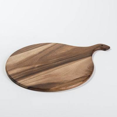 Kalmar Home Acacia Wood Cutting/ Charcuterie Board - Medium Round
