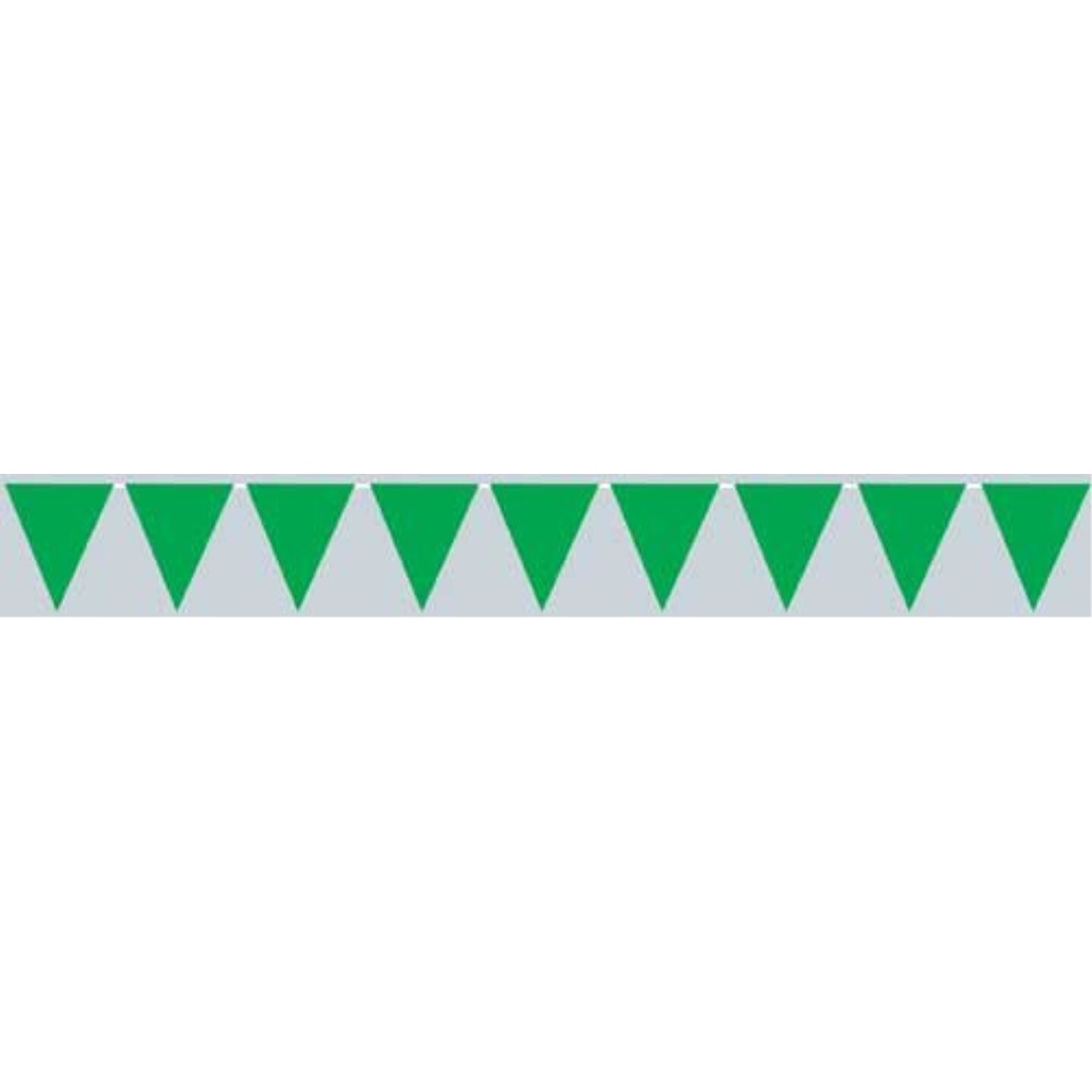 Green Pennant Banner (Pack of 12)