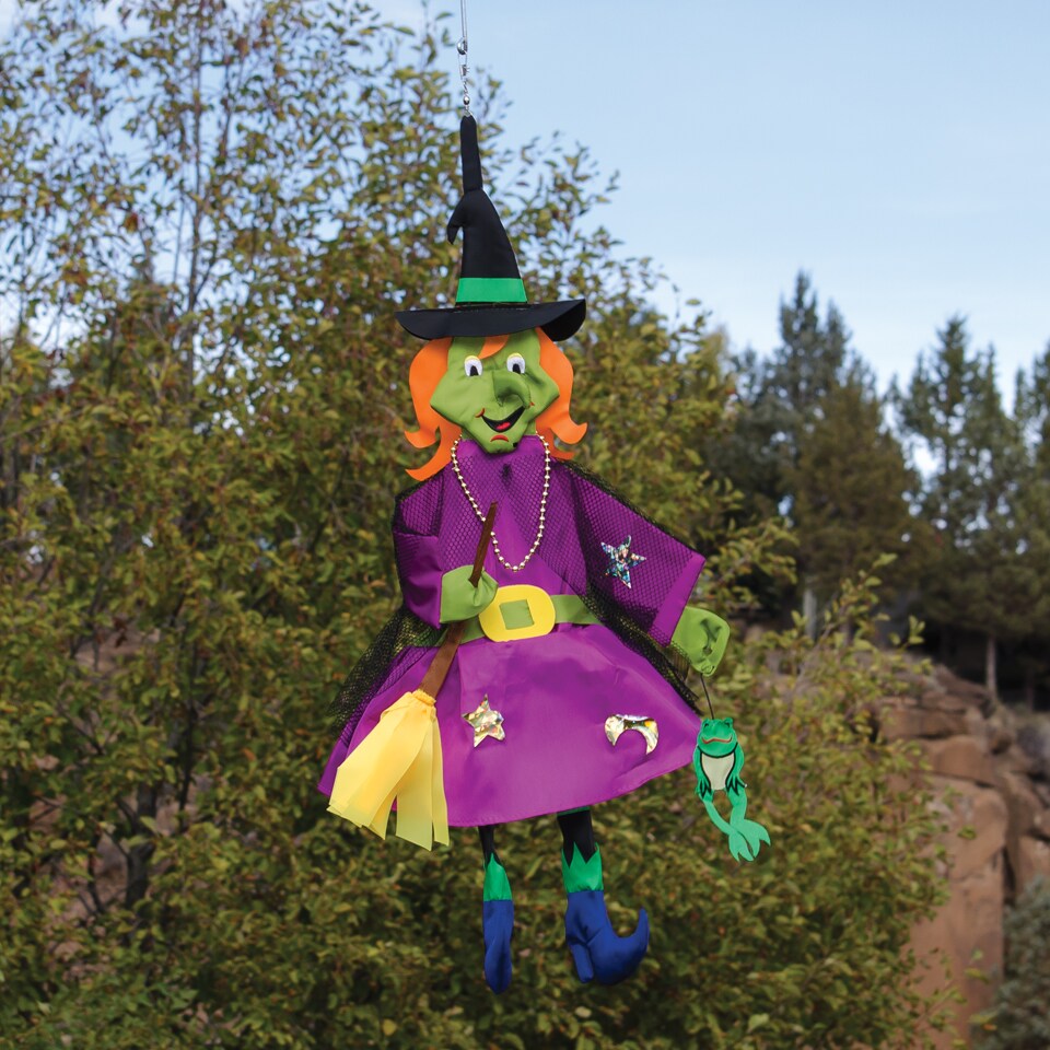 In the Breeze Witch Wind Friend 3D Windsock