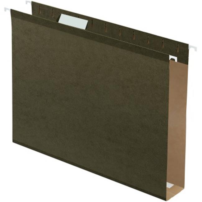 Pendaflex PFX5142X2 Box Bottom Hanging File Folder, Standard Green