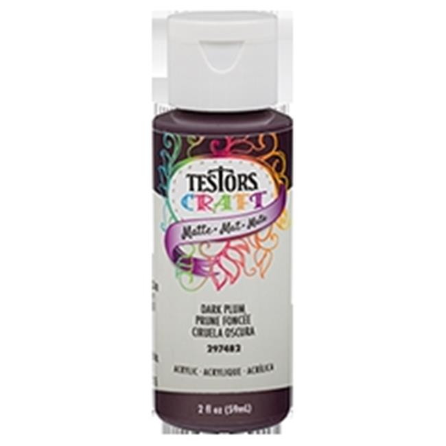 Testor 249334 2 oz Matte Acrylic Craft Paint, Plum Michaels