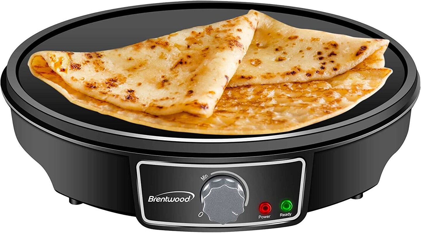  12 Griddle & Crepe Maker, Non-Stick Electric Crepe