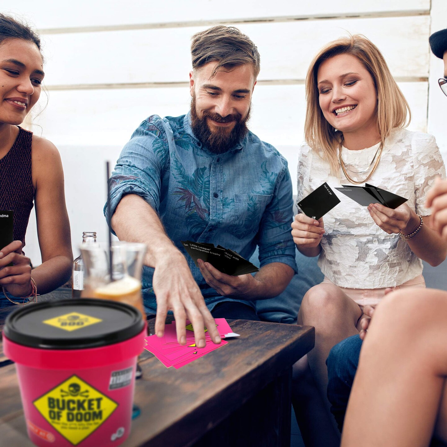Bananagrams Bucket Of Doom Game - Dirty Death Dodging Funny Party Games For Adult Parties And Gifts