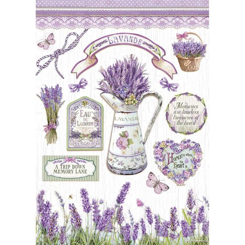 Elements Rice Paper - Provence - Stamperia