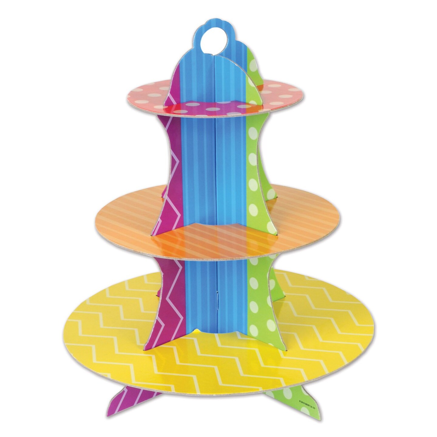 Stylish Dots &#x26; Stripes Cupcake Stand - Pack of 12