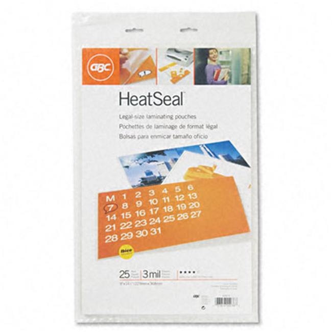 GBC Quartet 3200578 HeatSeal Laminating Pouches 3mm 9 x 141/2 25 Pack