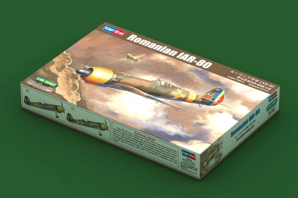 HobbyBoss  1/48 ROMANIAN IAR-80 Plastic Model